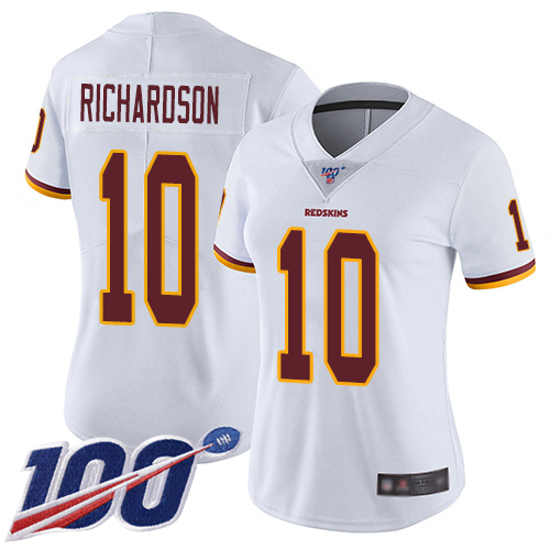 Washington Redskins Limited White Women Paul Richardson Road Jersey NFL Football #10 100th